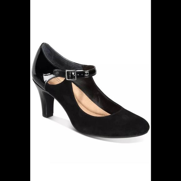 Giani Bernini Velmah Memory Foam Mary Jane Pumps Black - Medium - Picture 1 of 3